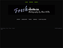 Tablet Screenshot of freshshots.ca